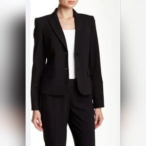 NWT Calvin Klein Classic 2 Button Short Black Women's Blazer NWT Sz.4